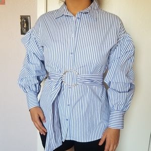 Valerie Stevens button down blouse